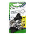 ХОМУТ СТРОЙБАТ НЕРЖ БАБОЧКА W2 10-16ММ 2ШТ