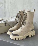 Замшевые женские ботинки BRUNELLO CUCINELLI (Брунелло Кучинелли)