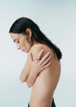 Polène Серьги Ormé Earrings, серо-коричневый