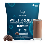 MRM Nutrition, сывороточный протеин, 2 млрд пробиотиков, шоколад, 2270 г (5 фунтов)