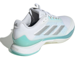 Женские теннисные кроссовки Adidas Avacourt 2 - white/silver metalic/aqua
