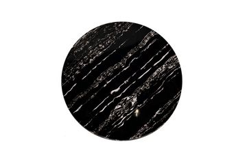 30B-85521 Стол журнальный круглый черный / хром d60*48cм