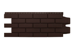 Фасадная панель клинкерный кирпич  шоколадный