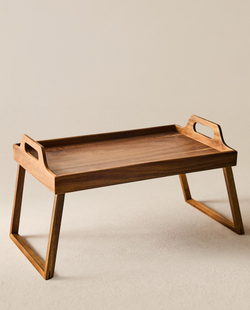 Zara Home Поднос из дерева, цвет бежевый, 52 см