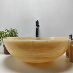 Раковина из оникса Bowl Yellow Big BO-61071 50*50*17