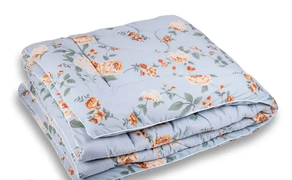 Одеяло всесезонное "Термофайбер РБ (бязь)" 300 гр/м2 1.5 сп (разные расцветки)