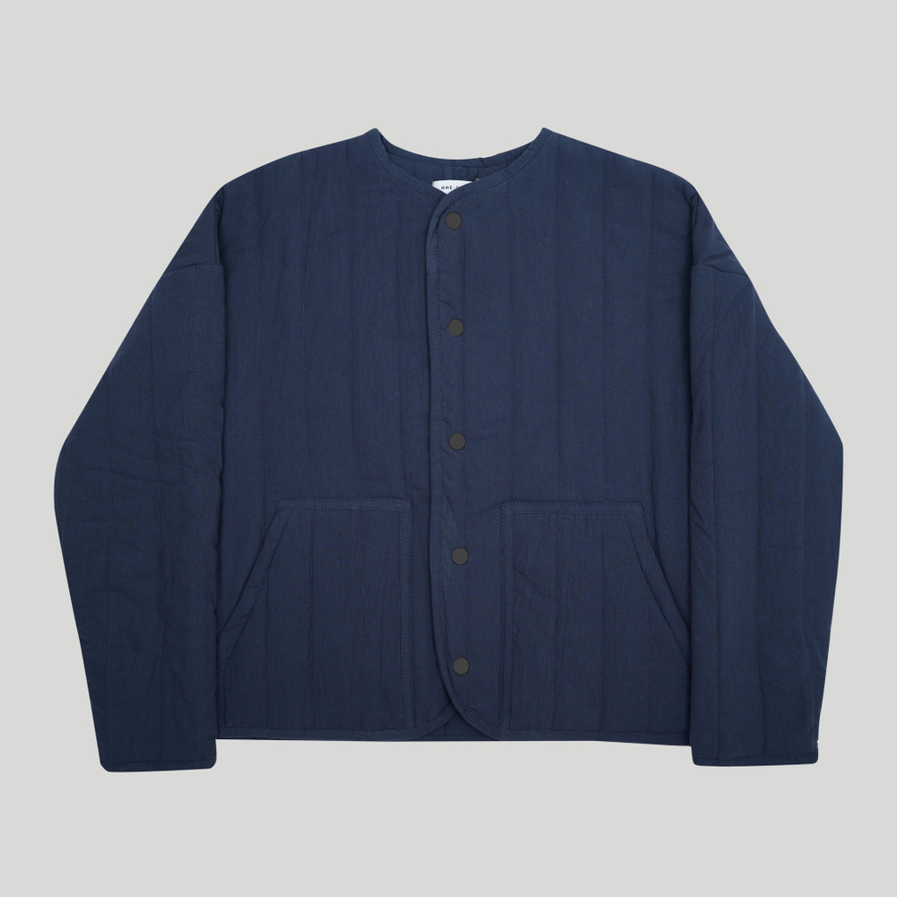 Quilted Jacket Blue Depths