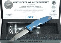 Нож Zero Tolerance 0392BLUBOWIE Rick Hinderer Limited Editionфотография - 10