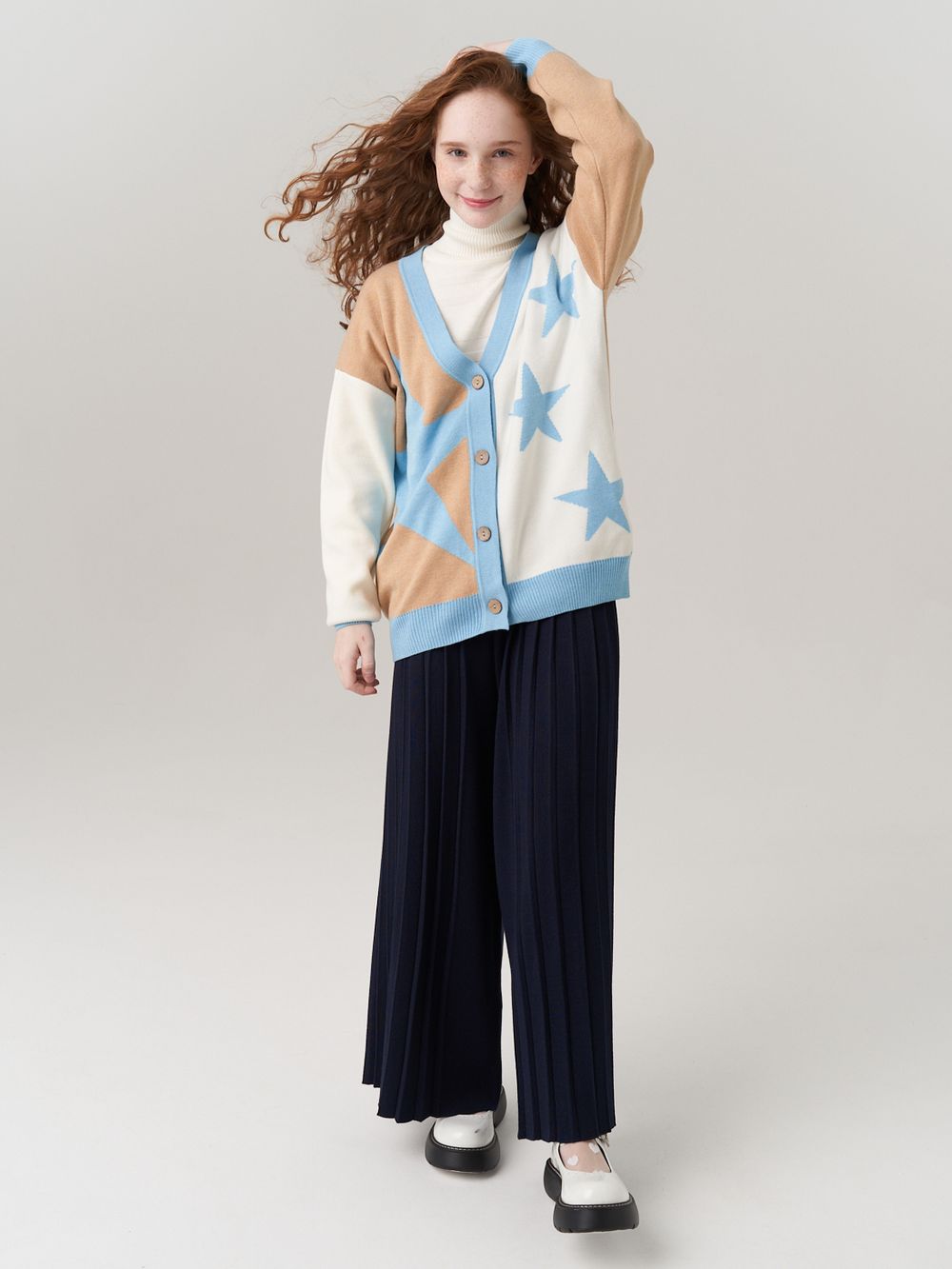 AT969 Кардиган для девочек сахара