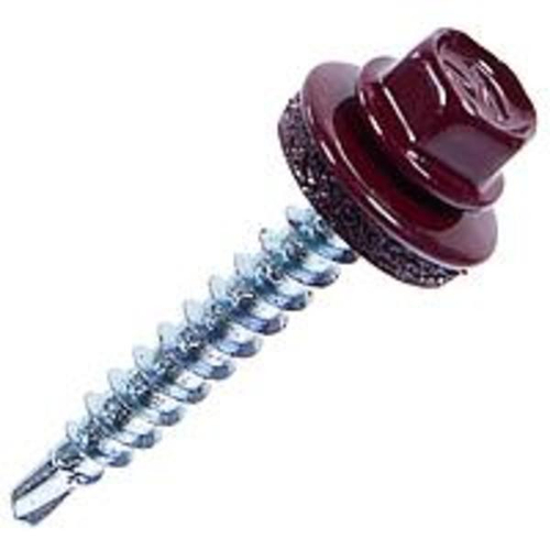 Саморез кровельный 4,8*35мм RAL 8017 темно-коричневый (500шт)