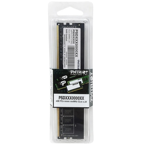 Модуль памяти DIMM DDR4 8Gb, 3200Mhz, Patriot Signature (PSD48G32002)