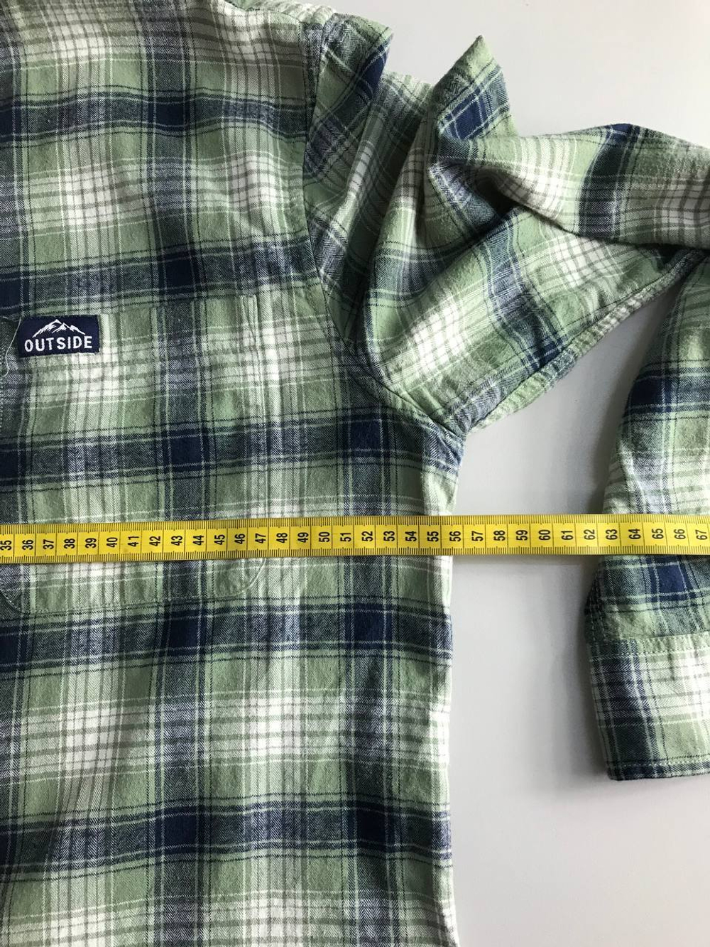 Рубашка Zolla в клетку, маркировка XL, визуально на 52 размер