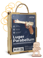 Резинкострел пистолет Люгер Парабеллум P08