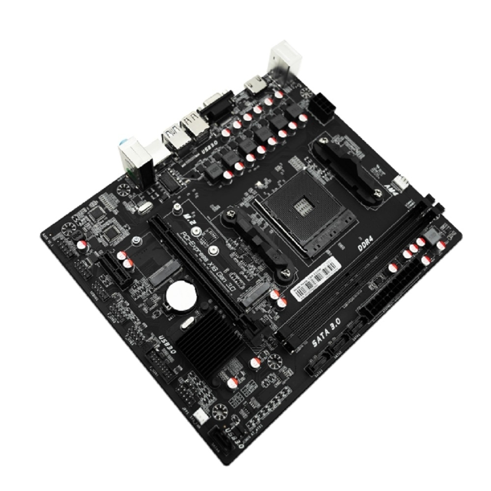 CBR A320M { Chipset A320, Socket AM4, 2*DDR4, mATX, VGA+HDMI, 1*PCIEx16, 1*PCIEx1,1*M.2(PCIe NVMe Gen3 x4 & SATA3), 4*SATA3, 2*USB2.0 + 2*USB3.0, LAN 1Gb}