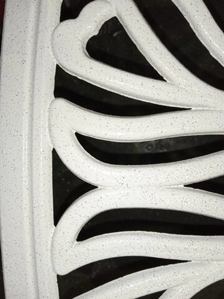 Белый шезлонг из литого алюминия Bertha, белый