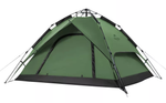 Палатка Naturehike 4-местная, быстросборная, зеленая, артикул NH21ZP008-4FGR