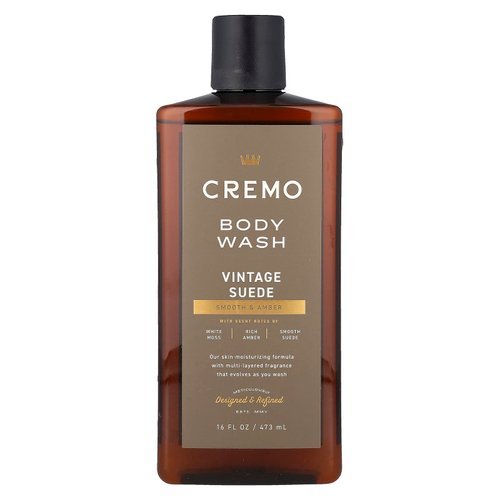 Cremo, гель для душа, замша, 473 мл (16 жидк. унций)