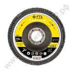 Круг лепестковый для шлифования по нержавеющей стали FTL Ergo цирконий 29 125 х 22,2 мм P120