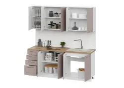 Кухонный гарнитур Милена 2,0м (белый/макиато), Интерьер Центр, г. Пенза