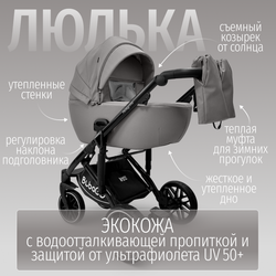 Модульная коляска BubaGO Pellegrino 3в1