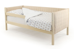 Детская кровать-тахта мягкая с бортиком Бельмарко Svogen бежевый