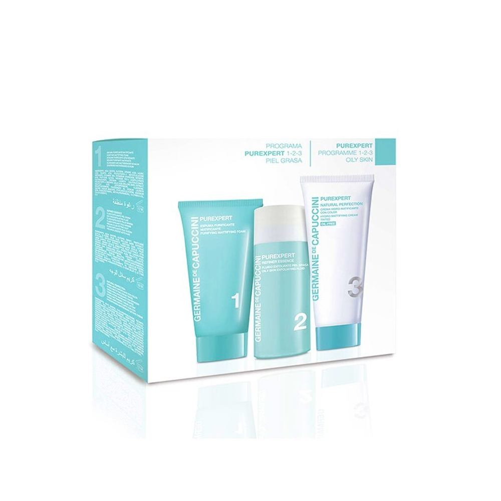 GERMAINE DE CAPUCCINI PUREXPERT SET 1-2-3 OILY, TONE