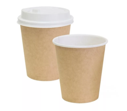 Стаканы бумажные односл. Eco cup 250 50шт