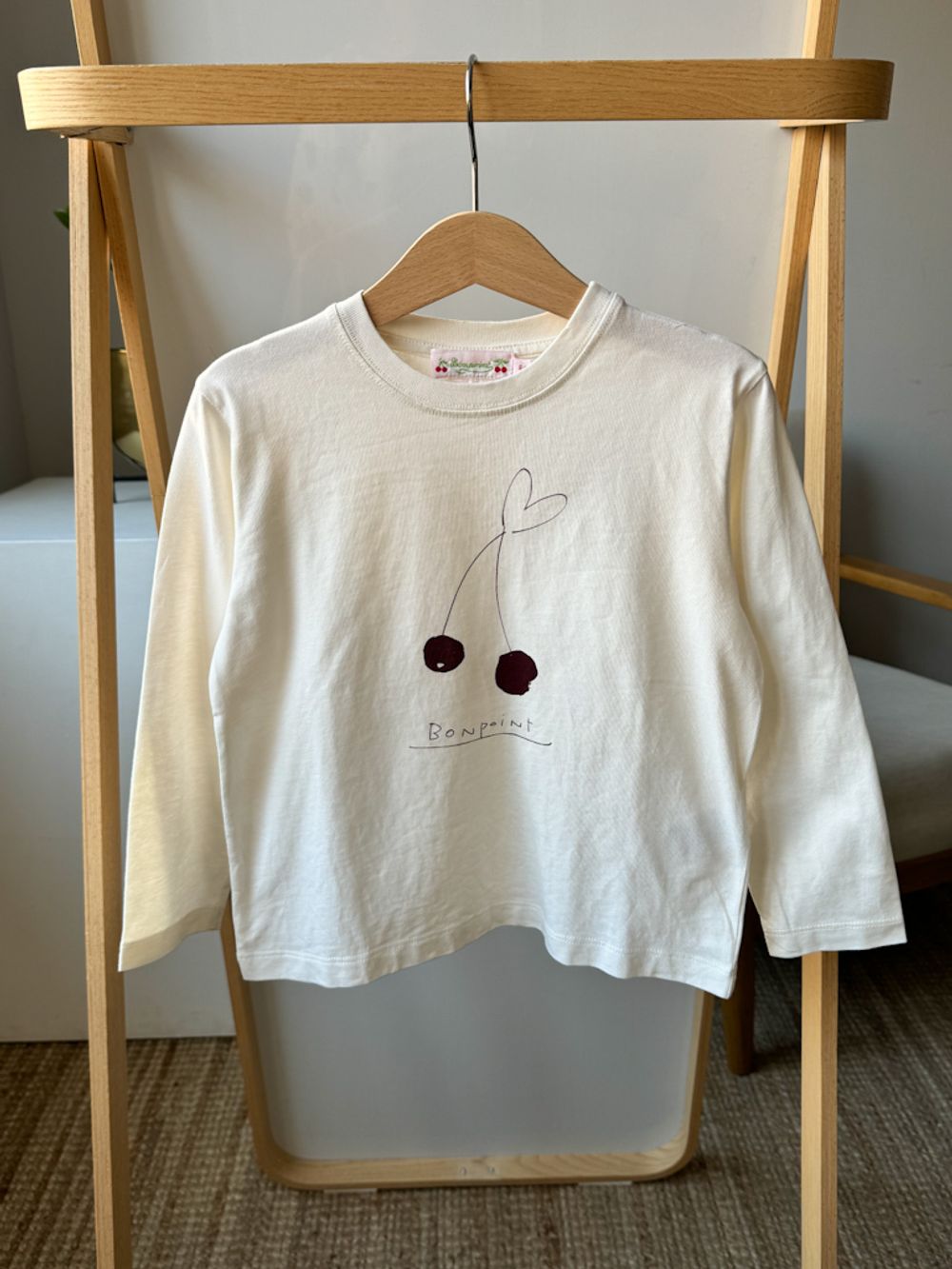 Новый хлопковый лонгслив Bonpoint, 116