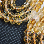 Цитрин, бусина огранка, 6мм, высокое качество