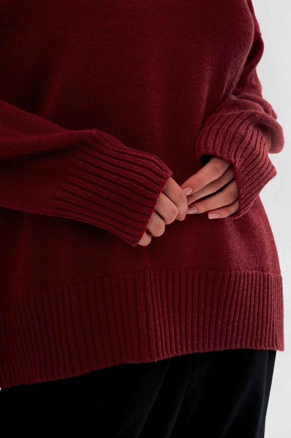 Джемпер Т077-16 бордо
