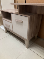 Стол письменный Скандика ПС-02 дуб смоки/кашемир