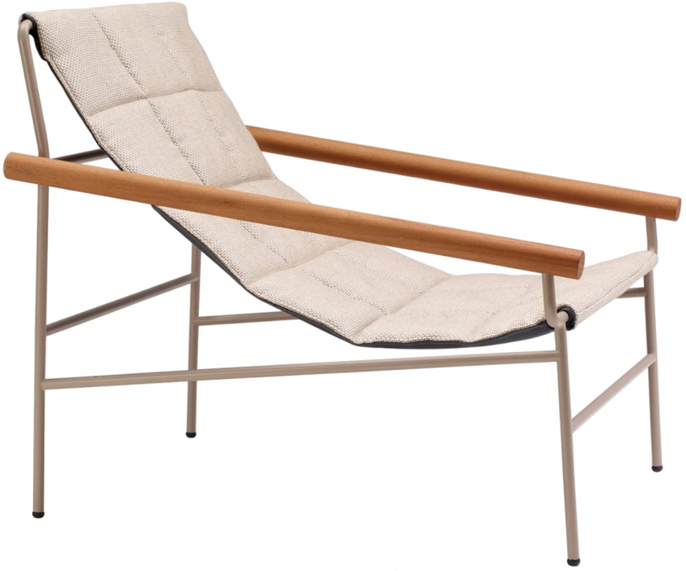 Кресло лаунж металлическое Scab Design Dress Code Glam Outdoor, тортора, бежевый