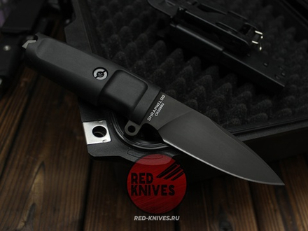 Нож Extrema Ratio Shrapnel OG BLACK А+++ V.2026 - черная рукоять, клинок черный