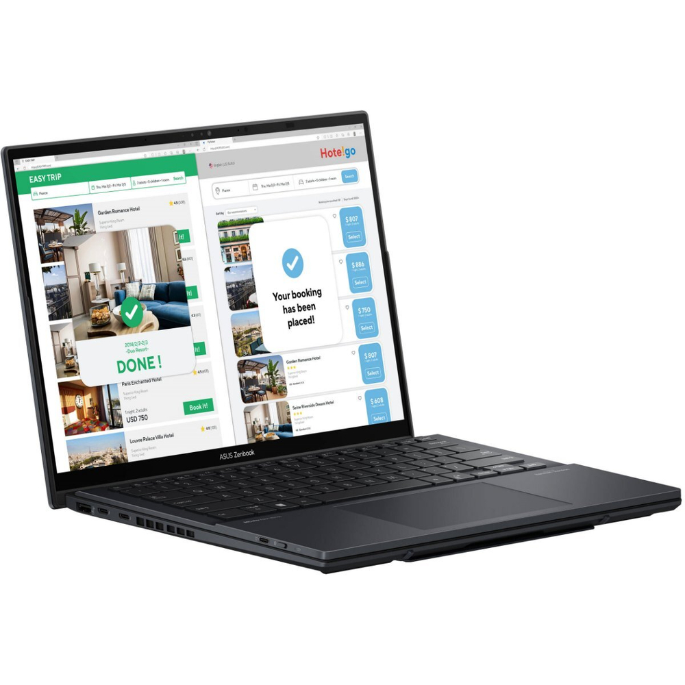 Ноутбук ASUS Zenbook Duo UX8406CA-QL221W, Core Ultra 7 255H, 16GB, 1TB SDD, Intel Arc Graphics, 14"FHD (1920x1200) OLED 16:10, Win11 Home, Inkwell Gray