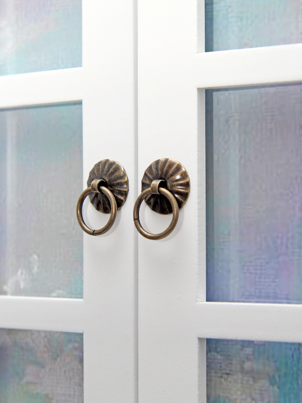 Панно со ставнями "Вид из окна" 37,5*49 см