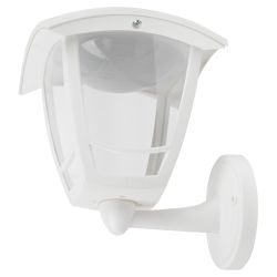 Садово-парковый светильник ЭРА ДБУ 07-8-002 Дели 2 белый 4 гранный настенный IP44 светодиодный 8Вт 3000K | Садово-парковые светильники