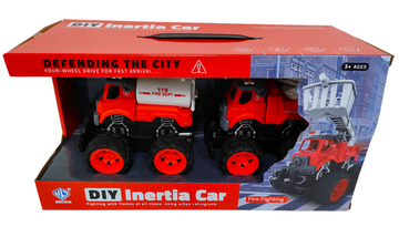 Набор машинок - конструктор DIY CAR "Пожарная спецтехника"