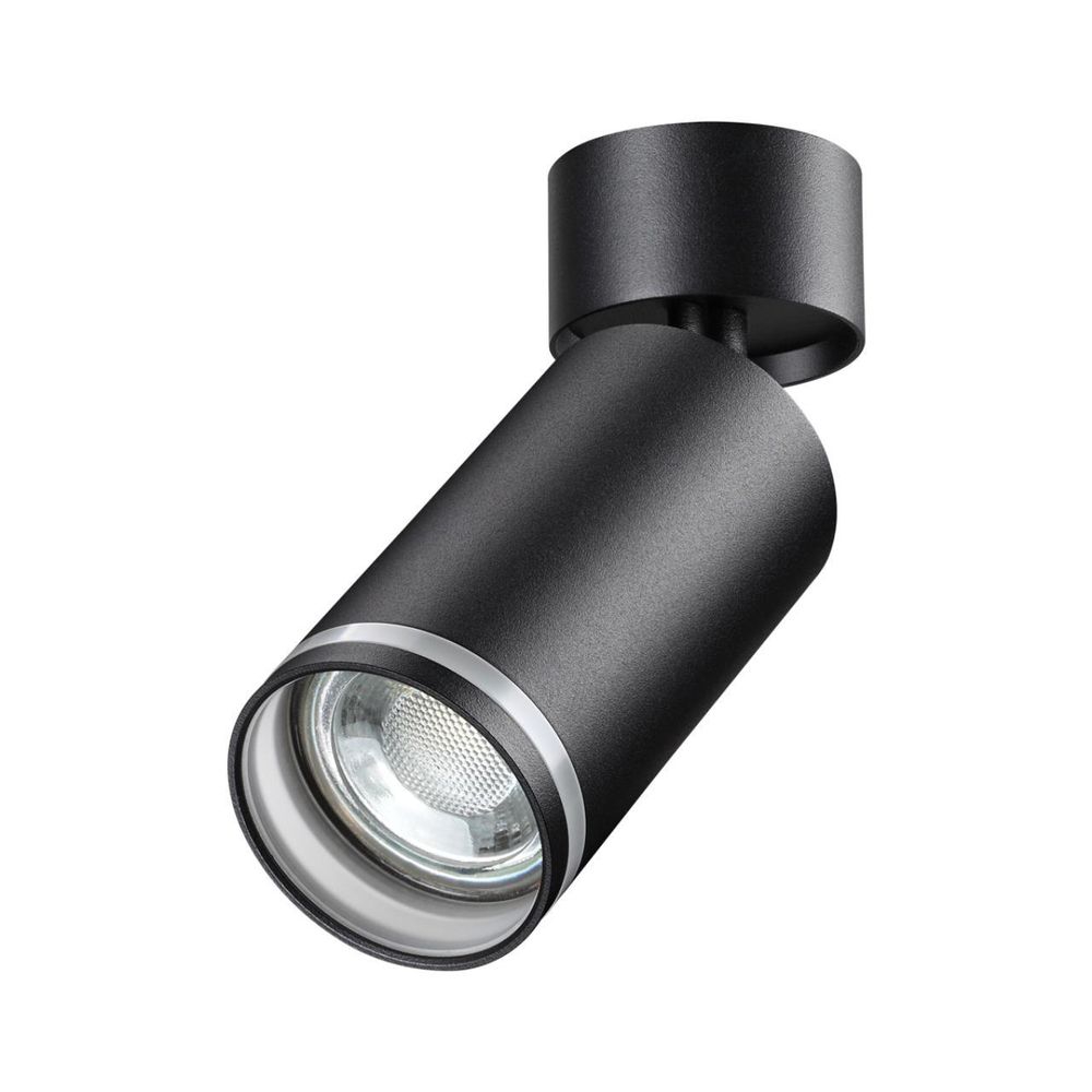 370885 OVER NT22 419 черный Светильник накладной IP20 GU10 9W 220V ULAR
