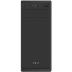 CBR Корпус ATX Miditower J02, c БП PSU-ATX450-08EC (450W/80mm), 2*USB 2.0, HD Audio+Mic, кабель питания 1.2м, Black [PCC-ATX-J02-450W2]