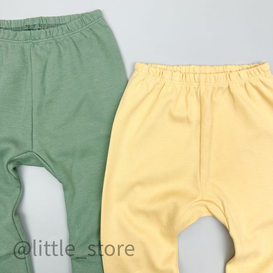 Комплект штанишек хлопковых, Милитари/мимоза