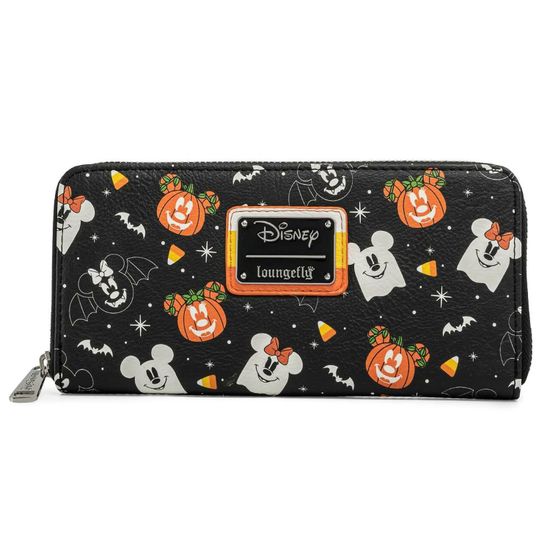 Кошелек Loungefly Disney Spooky Mice Candy Corn Zip Around Wallet WDWA1754