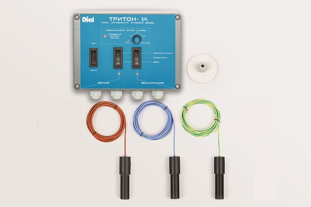 Dial Блок управления уровнем воды ТРИТОН-1Л в комплекте датчиками ДП-1.3 (компл. 3 шт)
