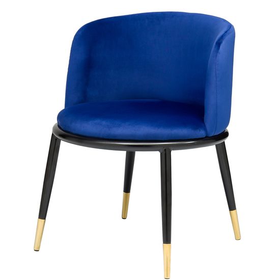 Стул Cooper синий велюр