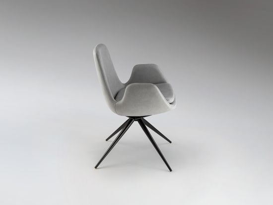 Zuna Кресло поворотное светло-серое