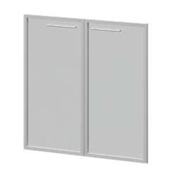 Фасады рамочные стеклянные KZF-28RS(Б) Тонированный 784x20x780 Кортез