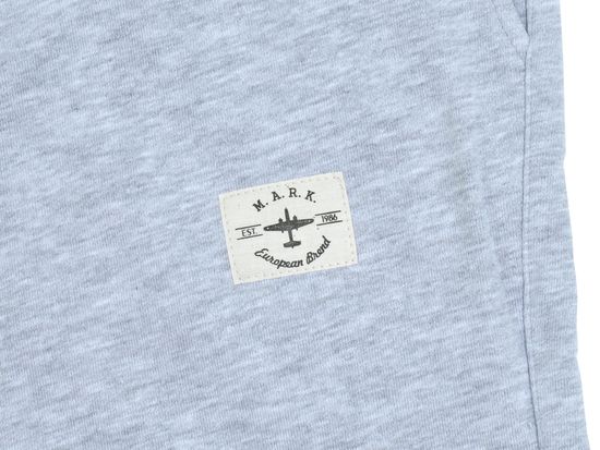 Шорты MARK трикотаж Серый меланж