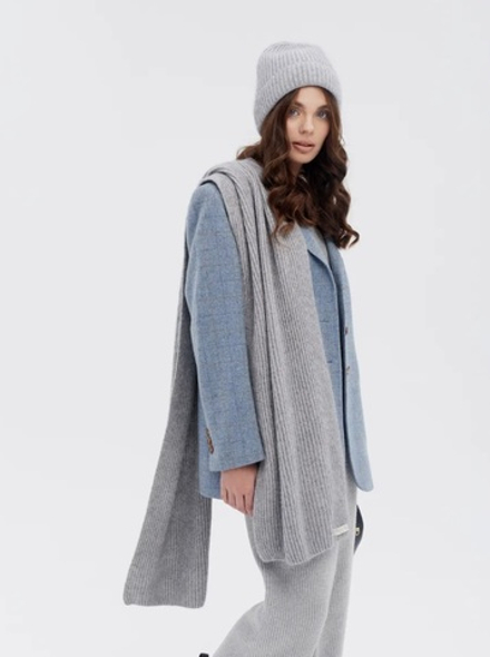 Шарф Ш803-03 серый