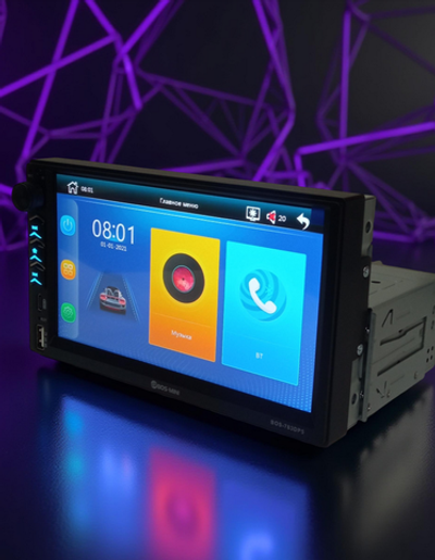 Автомагнитола 2DIN LED 7" FM/BT/MP4/MP3 плеер Bos-Mini BOS-783DP5