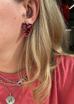Серьги "Vintage. Сердце" 30мм