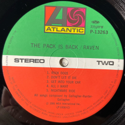 Винтажная виниловая пластинка LP Raven The Pack Is Back (Japan 1986) (No Obi)